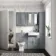 Monaco Dove Grey Basin Vanity and Back To Wall Toilet Unit 1200mm (Excludes Pan & Cistern)