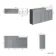 Monaco Dove Grey Combination Vanity Basin 1500mm (Excludes Pan & Cistern)