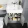 Monaco Dove Grey Combination Vanity Basin with Marble Top & Atlanta Toilet 1200mm