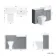 Monaco Dove Grey Combination Vanity Basin with Marble Top & Atlanta Toilet 1200mm