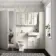 Monaco Chalk White Combination Vanity Basin with Marble Top 1200mm (Excludes Pan & Cistern)