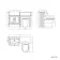 Monaco Graphite Grey Combination Vanity Traditional Basin and Seattle Toilet 1200mm