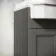 Monaco Graphite Grey Combination Vanity Traditional Basin with Marble Top & Atlanta Toilet 1200mm