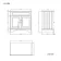 Lucia Graphite Grey Cabinet with Marble Top 840mm - Excludes Counter Top Basin