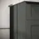 Lucia Graphite Grey Double Vanity with Marble Top & Curved Counter Top Basin 1200mm