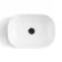 Avon Gloss White Wall Hung Drawer Vanity with Curved Counter Top Basin 600mm - Black Accents