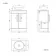 Avon Gloss White Vanity with Marble Top & Oval Counter Top Basin 600mm - Black Accents