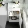 Avon Gloss White Basin Vanity and Back To Wall Unit 950mm