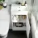 Avon Gloss White Combination Vanity Basin and Seattle Toilet 950mm