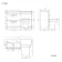 Avon Gloss White Combination Basin Drawer and Denver Toilet 1100mm - Black Accents