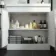Avon Gloss White Combination Vanity Basin and Seattle Toilet 1300mm - Black Accents