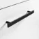 Avon Gloss White Basin Vanity Drawer and Back To Wall Unit 1100mm - Black Accents - Right Handed