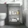 Avon Stone Grey Combination Vanity Basin and Seattle Toilet 950mm