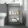 Avon Stone Grey Combination Vanity Basin and Denver Toilet 950mm