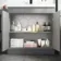 Avon Stone Grey Combination Vanity Basin and Seattle Toilet 1300mm - Black Accents