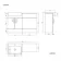 Harper Charcoal Elm Basin Vanity and Back To Wall Toilet Unit 1200mm - Black Accents