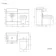 Harper Charcoal Elm Combination Vanity Basin and Denver Toilet 1200mm - Black Accents