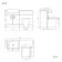 Harper Charcoal Elm Combination Vanity Basin and Atlanta Toilet 1200mm - Black Accents