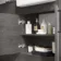Harper Charcoal Elm Combination Vanity Basin and Seattle Toilet 1500mm - Black Accents