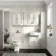 Monaco Chalk White Combination Vanity Basin with Marble Top 1500mm (Excludes Pan & Cistern)