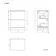 Corsica Storm Grey Drawer with Marble Top 600mm - Excludes Counter Top Basin