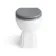 Monaco Dove Grey Combination Vanity Basin with Marble Top & Hudson Toilet with Wooden Seat 1200mm