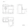 Avon Gloss White Combination Vanity Basin and Boston Toilet 1000mm