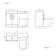 Avon Gloss White Combination Vanity Basin and Boston Toilet 1100mm