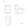 Avon & Trent Stone Grey Slimline Back To Wall Unit and Boston Toilet