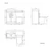 Avon Stone Grey Combination Vanity Basin and Boston Toilet 1000mm