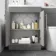 Avon Stone Grey Combination Vanity Basin and Boston Toilet 1100mm - Left Handed