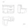 Avon Stone Grey Combination Basin Drawer and Boston Toilet 1100mm - Right Handed
