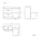 Avon Stone Grey Combination Basin Drawer and Boston Toilet 1100mm - Black Accents