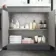 Avon Stone Grey Combination Vanity Basin and Boston Toilet 1300mm - Black Accents