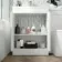 Trent Gloss White Combination Vanity Basin and Boston Toilet 1100mm - Left Handed