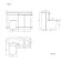 Trent Gloss White Combination Vanity Basin and Boston Toilet 1100mm - Right Handed