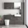 Charcoal Elm Back To Wall Unit and Boston Toilet