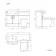 Harper Gloss White Combination Vanity Basin and Boston Toilet 1200mm - Left Handed