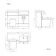 Harper Gloss White Combination Vanity Basin and Boston Toilet 1200mm - Right Handed