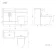 Harper Gloss White Combination Vanity Basin with Marble Top & Boston Toilet 1200mm