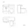 Harper Stone Grey Combination Vanity Basin and Boston Toilet 1200mm - Left Handed