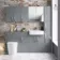 Harper Stone Grey Combination Vanity Basin and Boston Toilet 1500mm