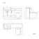 Harper Stone Grey Combination Vanity Basin with Marble Top & Boston Toilet 1500mm
