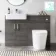 Harper Charcoal Elm Combination Vanity Basin and Boston Toilet 1200mm
