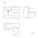 Harper Charcoal Elm Combination Vanity Basin and Boston Toilet 1200mm - Left Handed