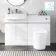 Foster Gloss White Combination Vanity Basin and Boston Toilet 1200mm