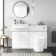 Foster Gloss White Combination Vanity Basin and Boston Toilet 1200mm