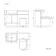 Foster Gloss White Combination Vanity Basin and Boston Toilet 1200mm