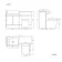 Foster Gloss White Combination Vanity Basin with Marble Top & Boston Toilet 1200mm