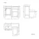 Bermuda Graphite Grey Combination Vanity Basin and Boston Toilet 1000mm